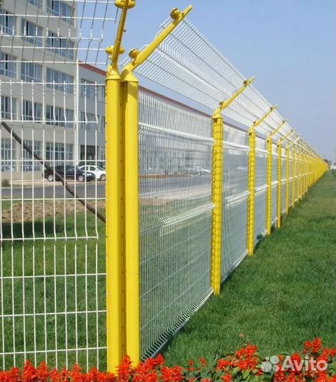 Забор из 3D сетки быстро работа по договору