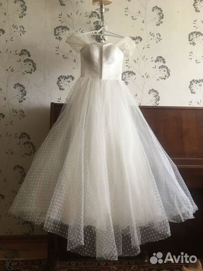 Свадебное платье (миди)