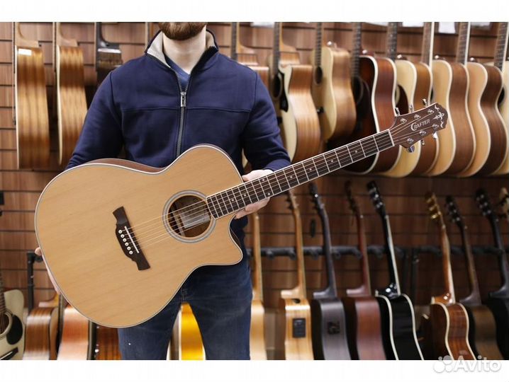 Crafter GAE-7/NC - гитара электроакустическая, с ч