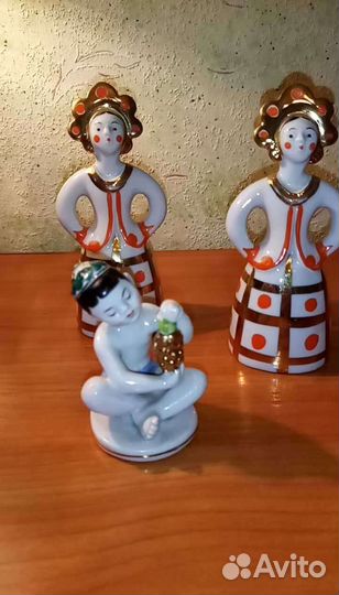 Фарфоровые статуэтки СССР лфз дулево