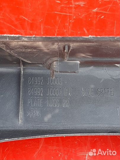 Обшивка багажника Nissan Qashqai