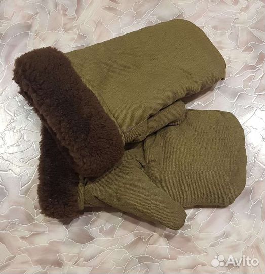 Рукавицы из овчины