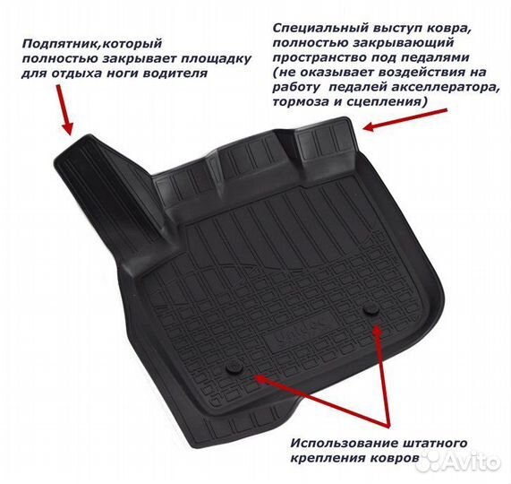Коврики Norplast Opel Astra H HB 2004/WAG 2007