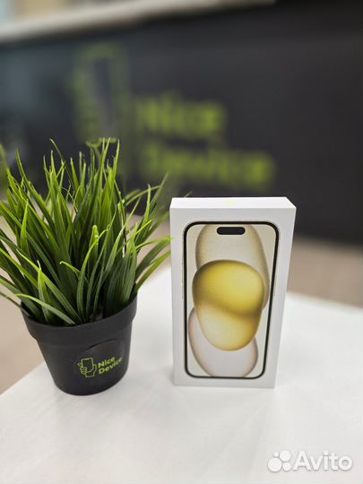 iPhone 15 256gb yellow sim+esim