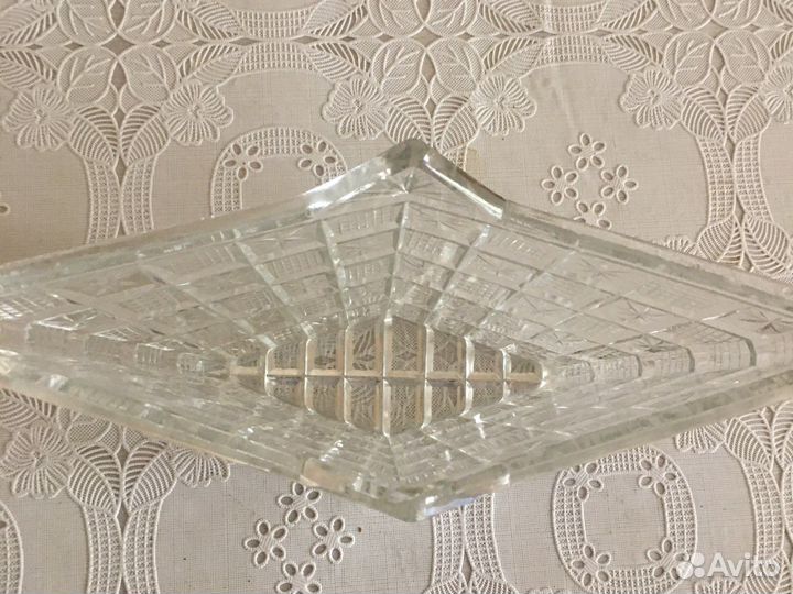 Конфетница СССР хрусталь