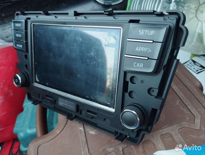 Магнитола skoda rapid 2018