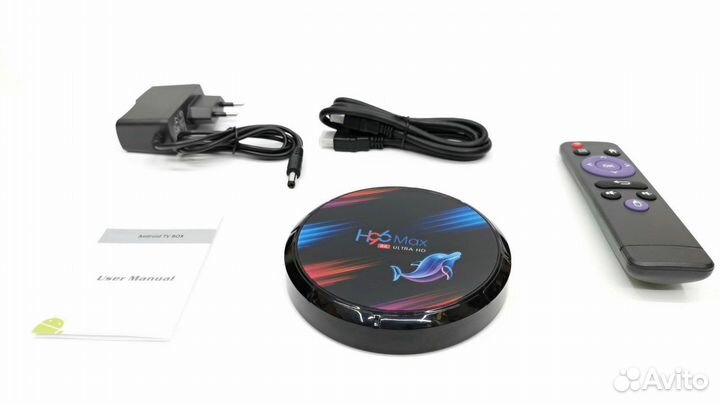 Смарт тв приставка H96 MAX X3 4/64 GB