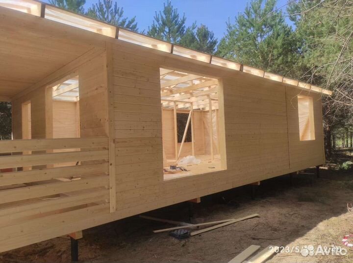 Хозблок дачный дом 12х6м