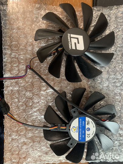 Кулер видеокарты AMD powercolor rx5700xt