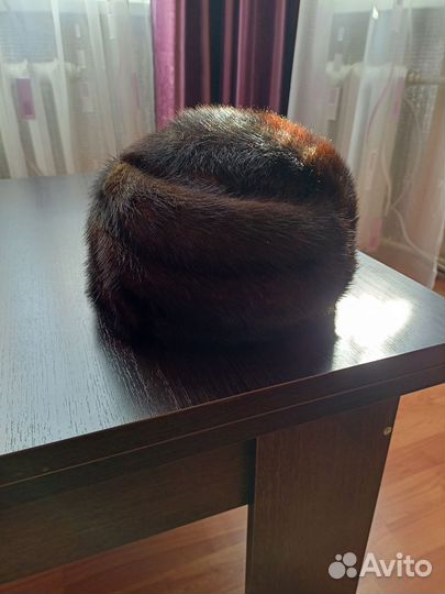 Шапка норковая женская 56