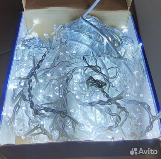 Гирлянда бахрома 25 метров новая