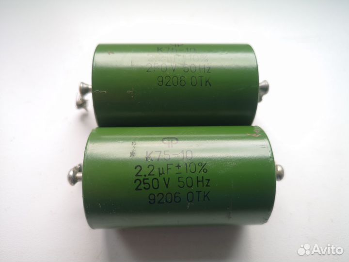 Конденсаторы К75-10, К75-24