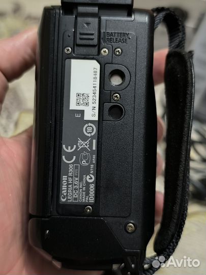 Видеокамера canon legria HF R306