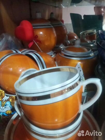 Чайный сервиз фарфор СССР, новый