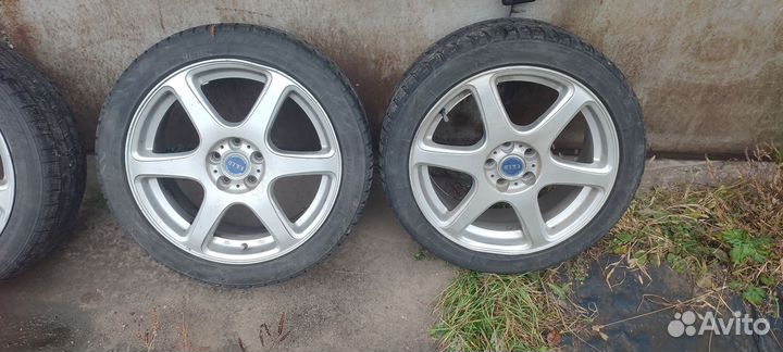 Диски r17 5x100 резина зима 215.45r17