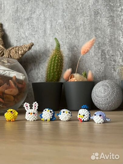 Мини амигуруми из биесра