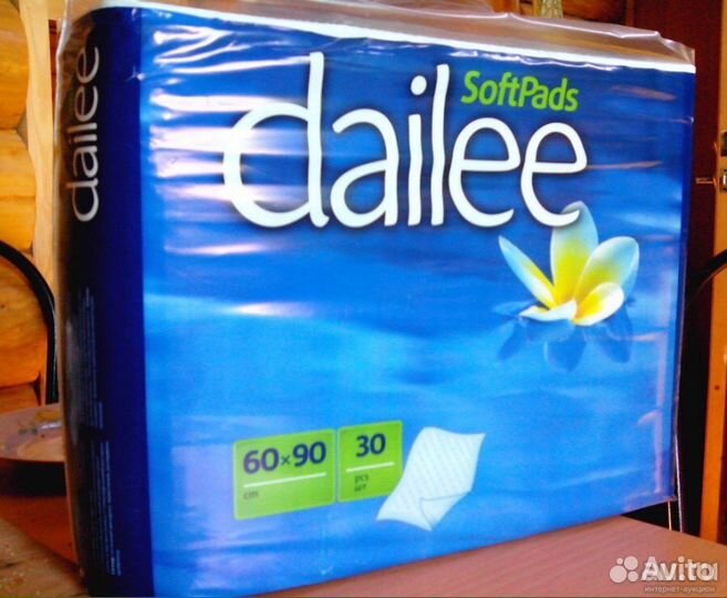 Впитывающие простыни (пеленки) Dailee (60х90см), в