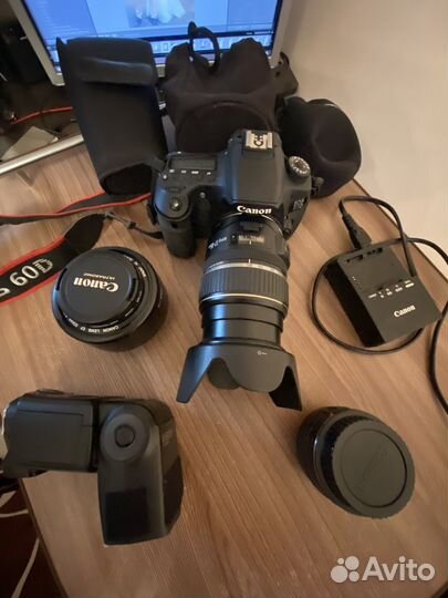 Canon EOS 60D + 3 объективна