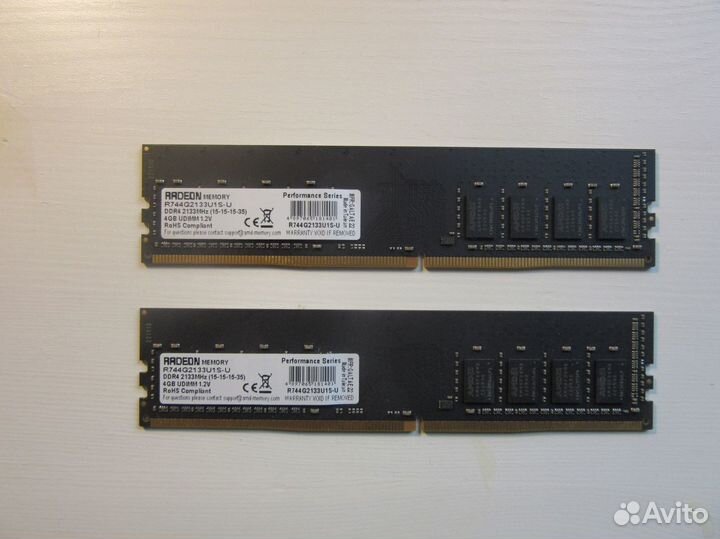 Оперативная память AMD DDR4 4Gb 2133MHz