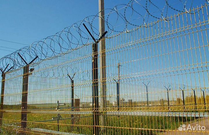 Забор из 3д сетки