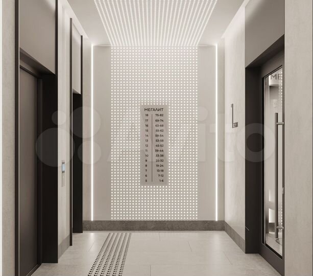 1-к. квартира, 46 м², 18/19 эт.