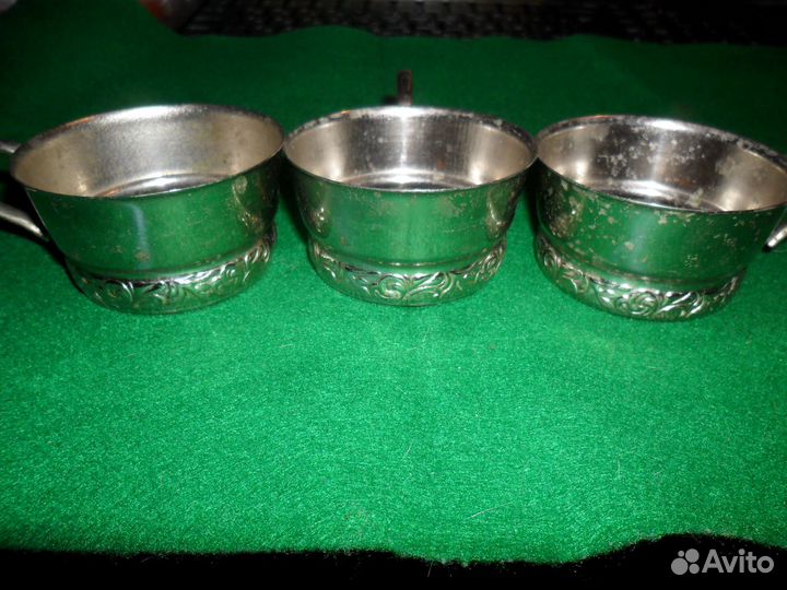 Подстаканники СССР Мельхиор