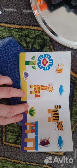 Деревянный магнитный пазл