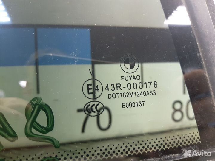 Б/У Стекло двери задней правой (форточка)