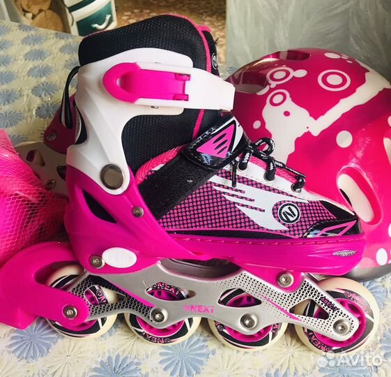 Роликовые коньки детские раздвижные