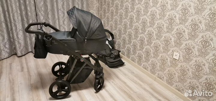 Коляска camarelo faro 2в1