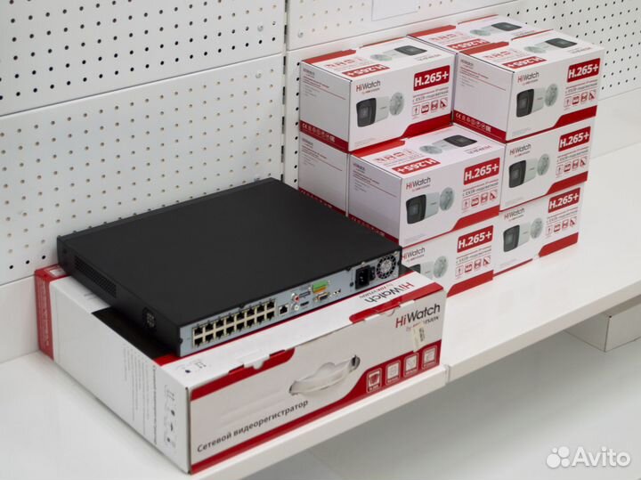 IP-видеокамеры улиные 4мп и видеорегистратор