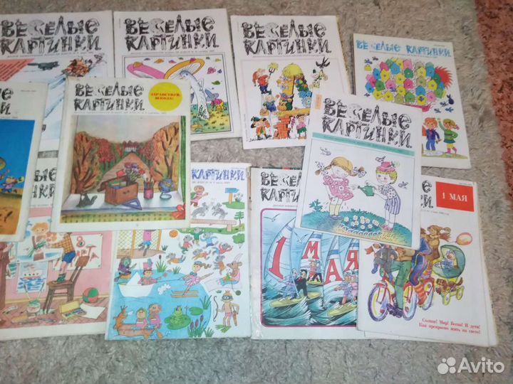 Журналы Колобок, Мурзилка, Весёлые картинки и др