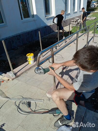 Перила из нержавеющей стали