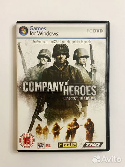 Company of Heroes DX10 Ed зарубежная лицензия DVD