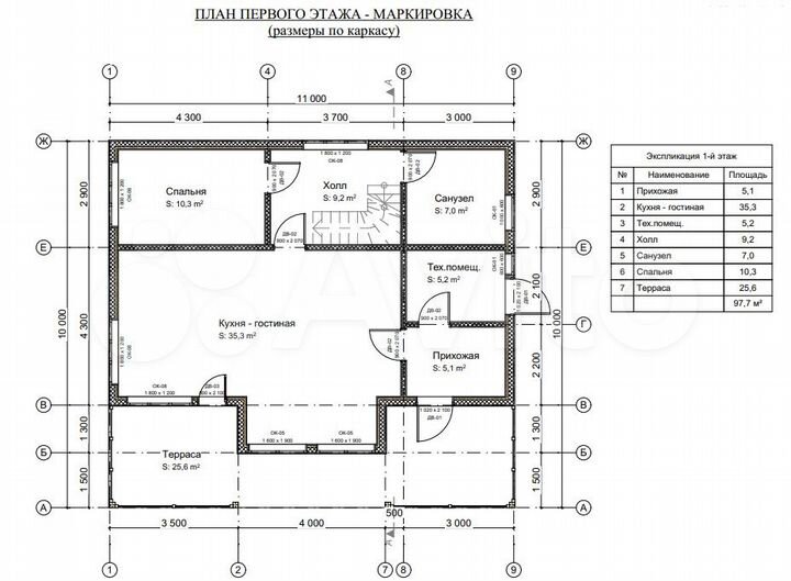 Коттедж 160 м² на участке 11,7 сот.