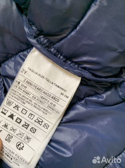 Куртка детская benetton