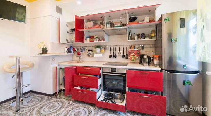 Кухня Стильная угловая и прямая