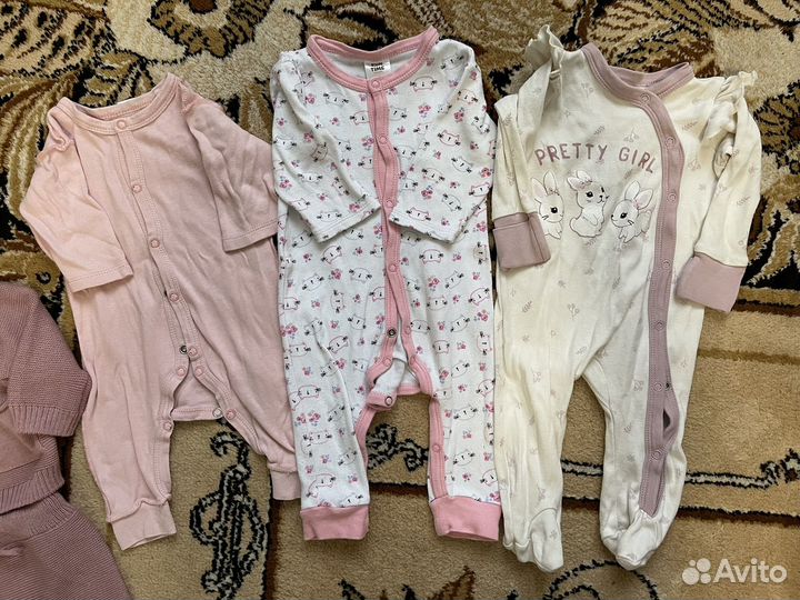 Вещи пакетом на девочку р.56-62