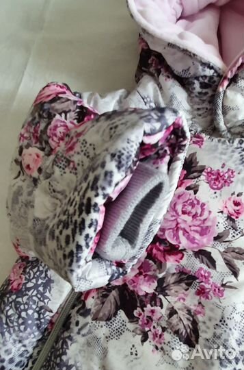 Зимний комбинезон для девочки 74-80