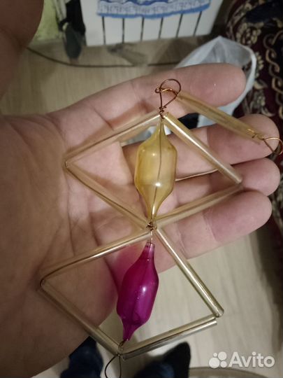 Новогодняя игрушка (стеклярус)