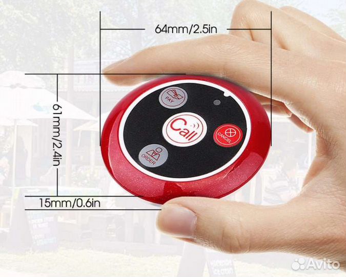 Новая беспроводная кнопка вызова retekess T117