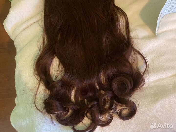 Волосы на заколках