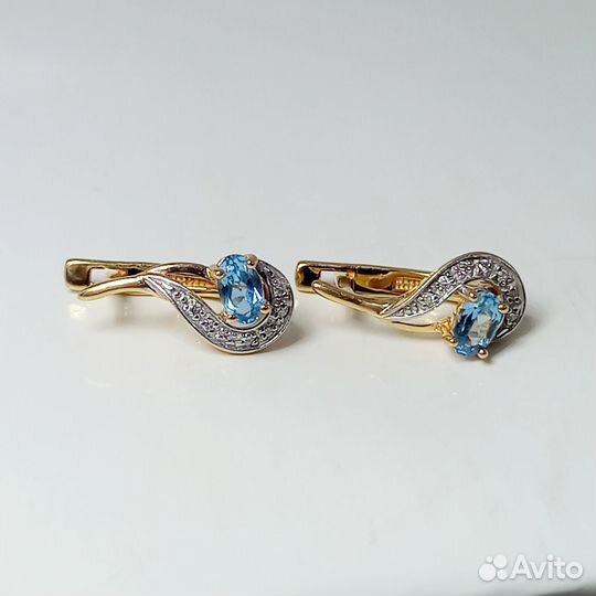 Золотые серьги
