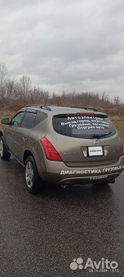 Nissan Murano 3.5 CVT, 2003, 320 000 км