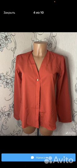 Красная новая женская блуза