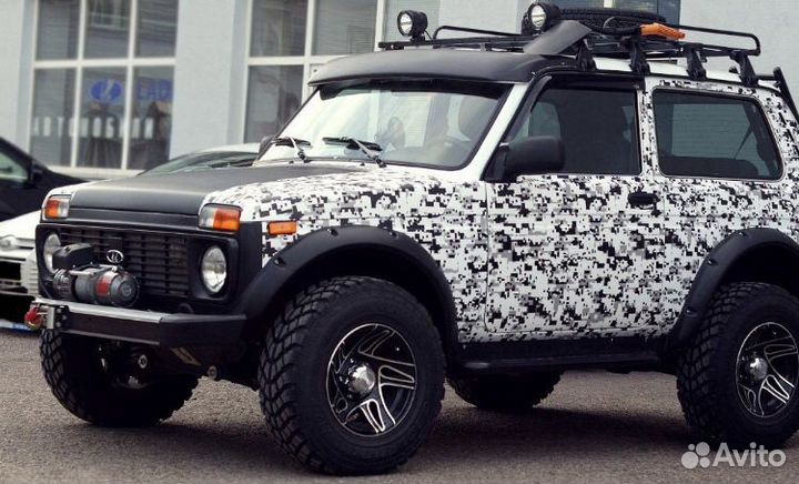 Расширители колесных арок ваз нива 2121 3D 70 мм