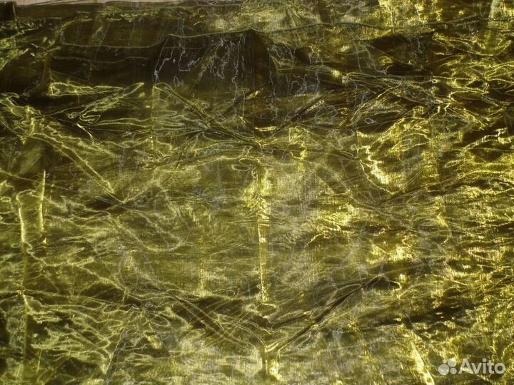 Штора на петлях из органзы 