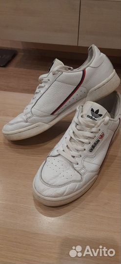 Adidas мужские кроссовки кожаные 44,5,29см