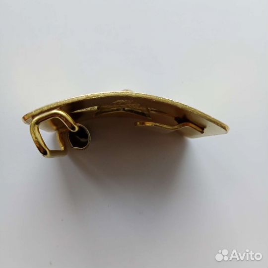 Пряжка латунная армейская СССР со звездой