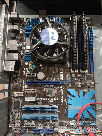 Комплект материнка lga 1156+Xeon X3470+DDR3 4x4Gb